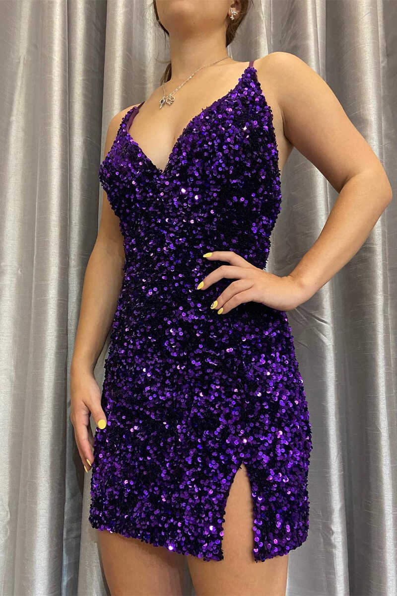 short sparkling dresses
